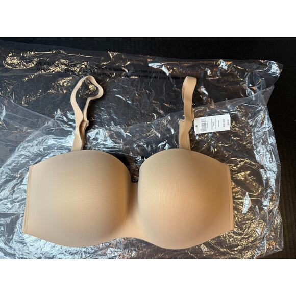 Soma 36DD Enbliss Stay-Put Strapless Bra Warm Amber - Picture 5 of 12